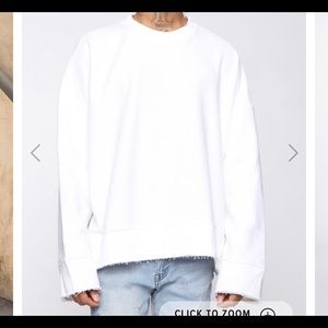 New oversized pullover sweater